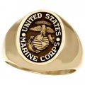 marine corps rings - signet rings