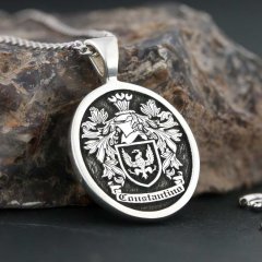Coat of Arms Pendant - Oval Style