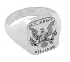 Army Signet Ring - Custom Made For Soldiers