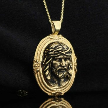 Face of Jesus - Gold Plated