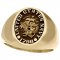 Solid Gold US Navy Signet Ring