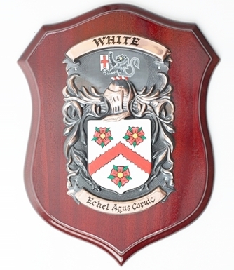 family coat of arms plaque