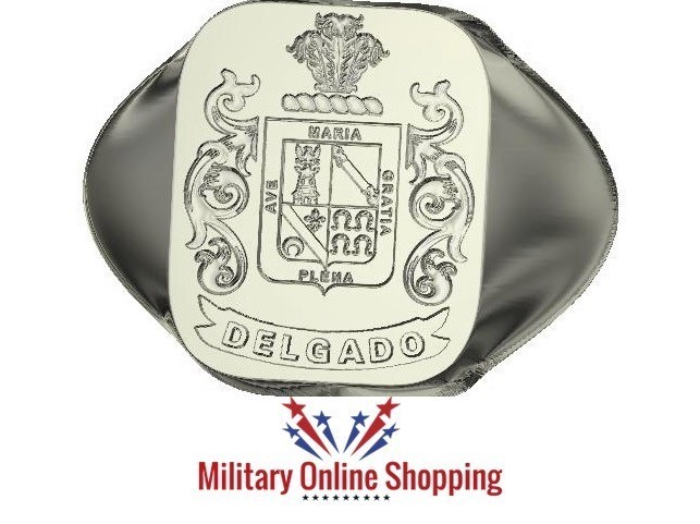 family crest rings from military online shopping